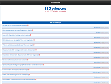 Tablet Screenshot of 112-nieuws.nl
